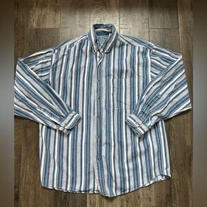 MENS VINTAGE BUTTON DOWN SHIRT SIZE LARGE